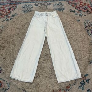 Lucky brand ultra high-rise wide leg jeans size 27